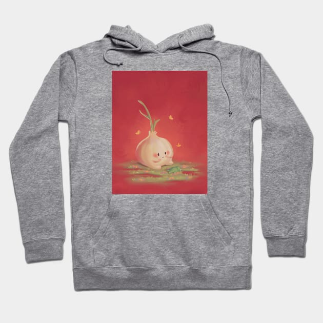 Stressed Garlic Hoodie by Lucracia Ray